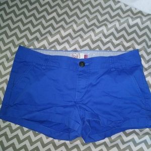 Blue shorts